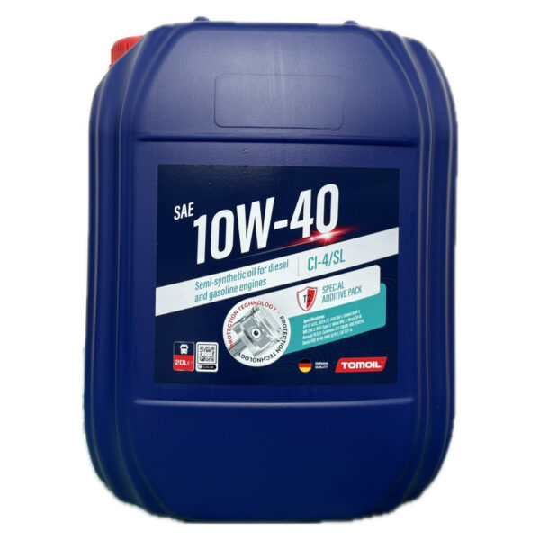 Tomoil 10W-40 CI-4/SL 20L