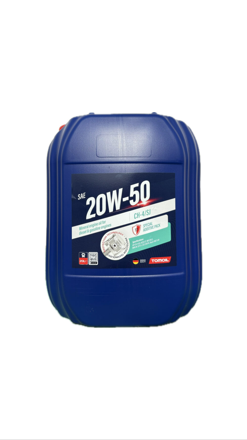 Tomoil 20W-50 CH-4/SJ 20L