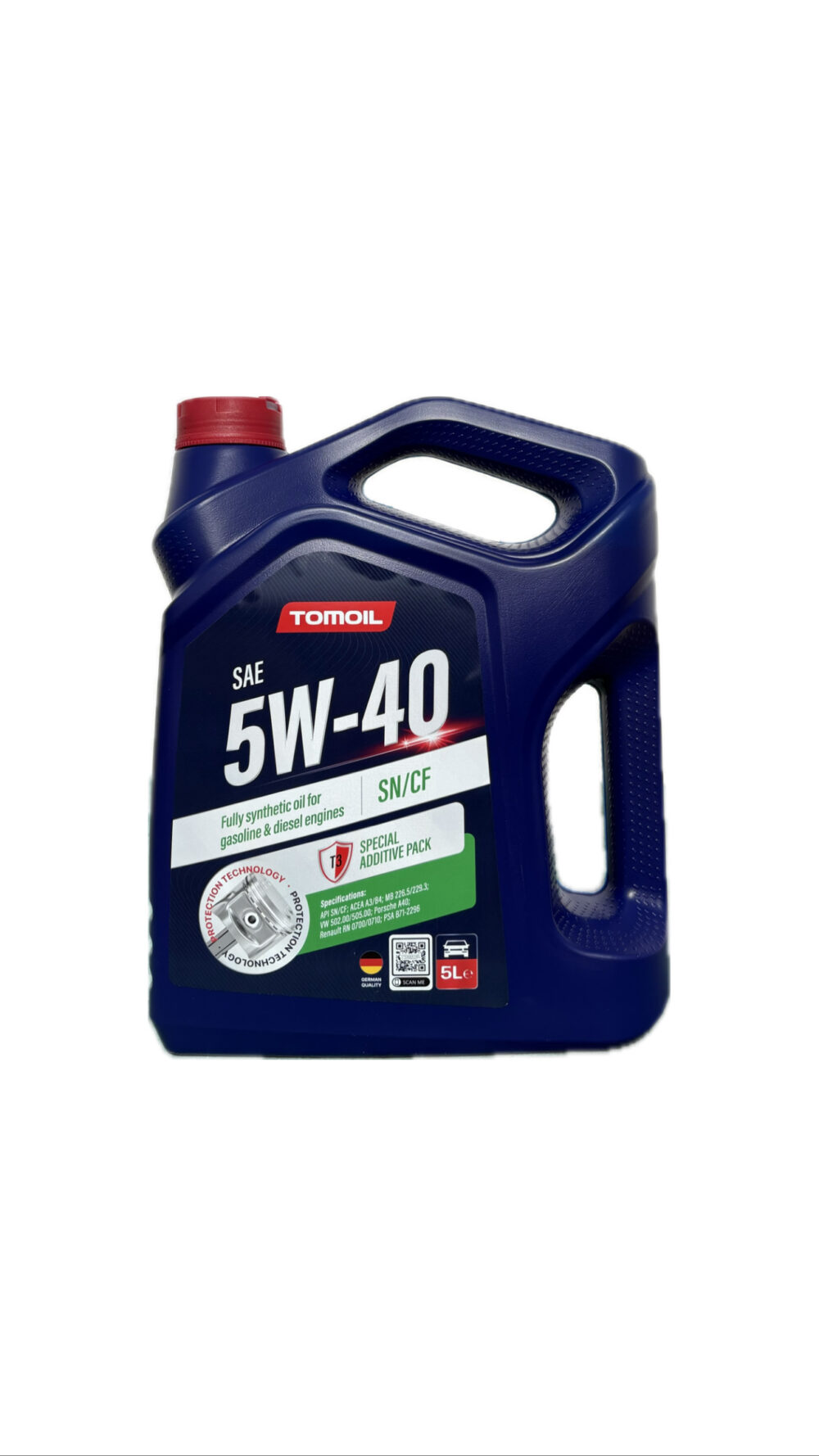Tomoil 5W-40 SN/CF 5L
