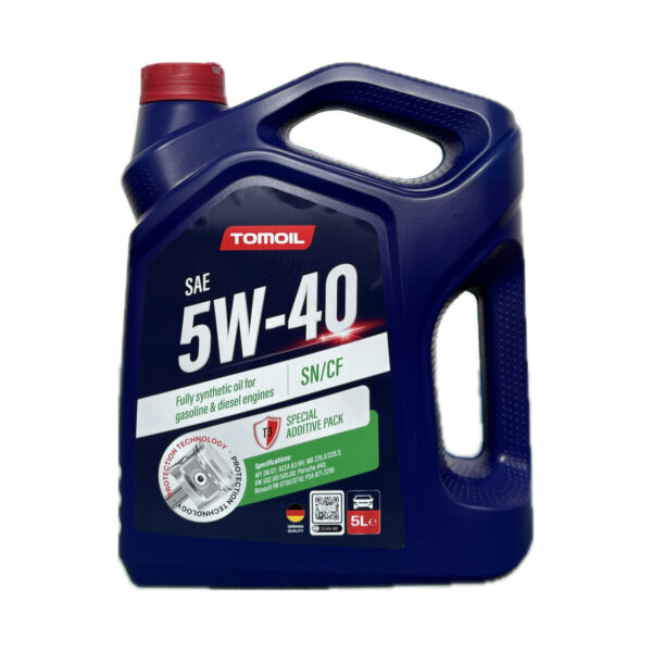 Tomoil 5W-40 SN/CF 5L
