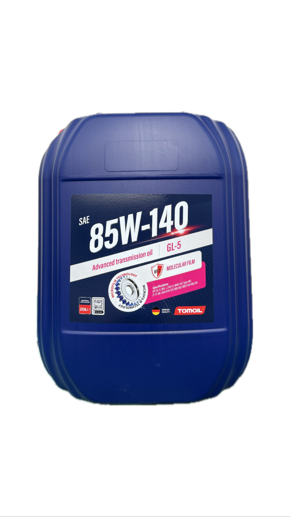 Tomoil трансмисионно масло 85W- 140 GL-5 20L